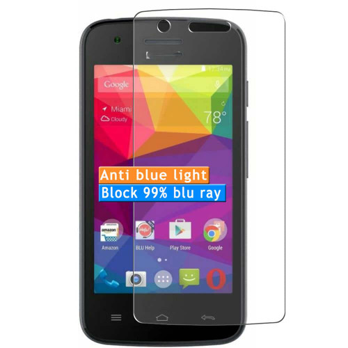 Vaxson 3-Pack Anti Blue Light Screen Protector, compatible with BLU Dash L 2015 TPU Film Protectors Sticker [ Not Tempered Glass ]