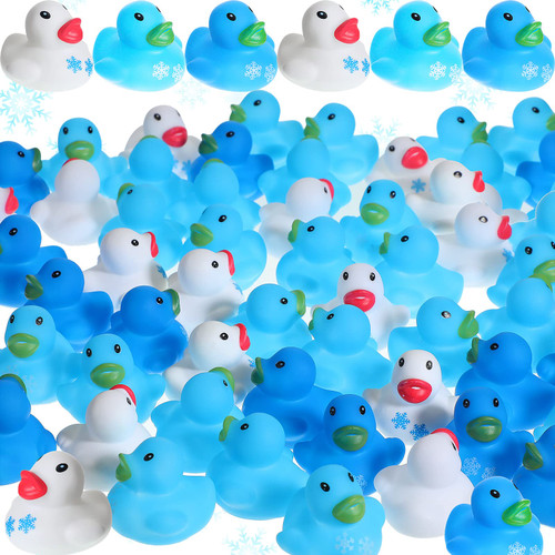 Jerify 100 Pcs Mini Rubber Ducks Snowflake Themed Rubber Ducks Toys Winter Ducks Bulk Holiday Bath Ducky Favors Bathtub Pool Toys Birthday Christmas Party Goodie Bag Fillers Gift Jerify 100 Pcs Mini Rubber Ducks Snowflake Themed Rubber Ducks Toys Winter Ducks Bulk Holiday Bath Ducky Favors Bathtub Pool Toys Birthday Christmas Party Goodie Bag Fillers Gift