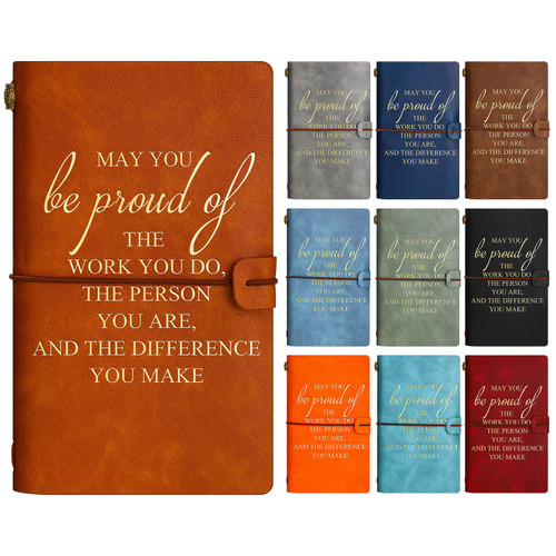 Fumete Thank You Gifts Leather Journals Employee Appreciation Gifts Coworker Leaving Gifts Inspirational Notebooks May You Proud of the Work You Do Gifts for Team Colleague Teacher (10 Pcs) Fumete Thank You Gifts Leather Journals Employee Appreciation Gifts Coworker Leaving Gifts Inspirational Notebooks May You Proud of the Work You Do Gifts for Team Colleague Teacher (10 Pcs)