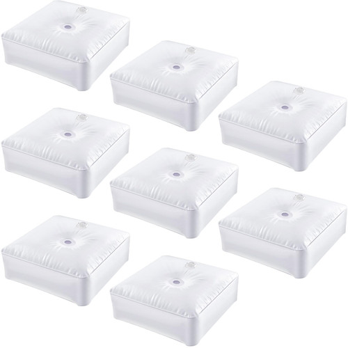 Balloon Arch Stands Base Heavy Weight Water Bag for Balloon Column Stand and Arch Kit Balloon Column Supplies Assemble Arch Stand Base for Party Wedding Graduation Birthday Decor, White (4 Pcs)