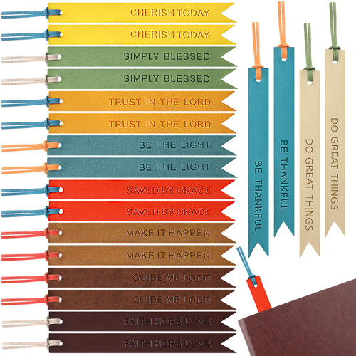 20 Pcs Christian Bookmarks Bulk Leather Bible Verse Book Marks Religious Page Bookmarks Gifts for Men Women Reading Bookworm Book Lovers Readers 20 Pcs Christian Bookmarks Bulk Leather Bible Verse Book Marks Religious Page Bookmarks Gifts for Men Women Reading Bookworm Book Lovers Readers