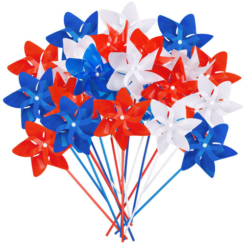 Sratte 200Pcs Patriotic Pinwheels Bulk 4th of July Decor Pinwheel Assortment Red White Blue Windmills Fourth of July Party Favor for Kid Adult Independence Day Birthday Yard Outdoor Garden Party Decor Sratte 200Pcs Patriotic Pinwheels Bulk 4th of July Decor Pinwheel Assortment Red White Blue Windmills Fourth of July Party Favor for Kid Adult Independence Day Birthday Yard Outdoor Garden Party Decor