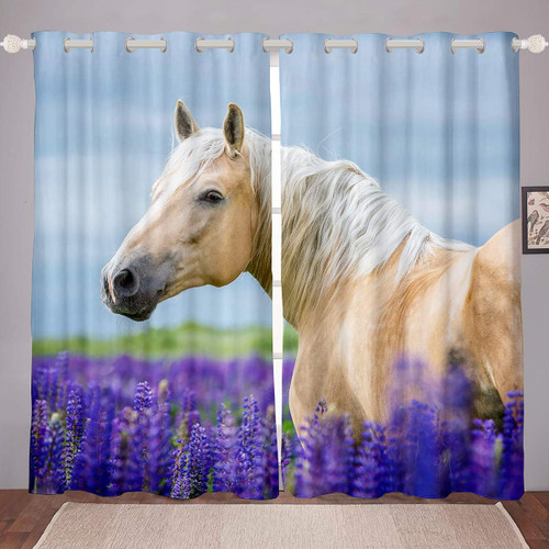 Boys Horse Window Drapes for Kids Teens Youth Lavender Galloping Horse Window Curtains for Bedroom Living Room Wild Animal Curtains Wildlife Purple Floral Room Decoration,38 X 45 Inch,2 Panels Boys Horse Window Drapes for Kids Teens Youth Lavender Galloping Horse Window Curtains for Bedroom Living Room Wild Animal Curtains Wildlife Purple Floral Room Decoration,38 X 45 Inch,2 Panels