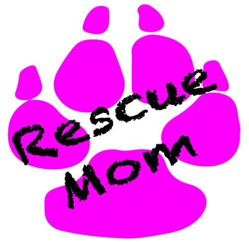 WickedGoodz Pink Paw Rescue Mom Vinyl Decal - Rescue Mom Bumper Sticker - Perfect Dog Owner Gift WickedGoodz Pink Paw Rescue Mom Vinyl Decal - Rescue Mom Bumper Sticker - Perfect Dog Owner Gift