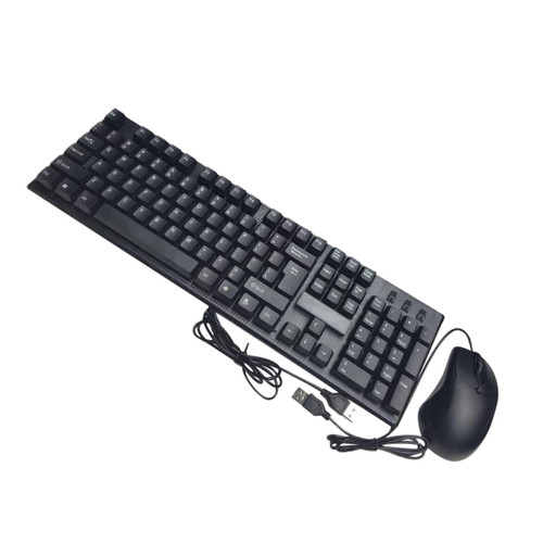 Hemobllo 1 Set Keyboard Silent Keyboard Corded Mouse Notebook Laptop Wired Keyboard and Combo Keyboard and for PC Wired Keyboard Combo Wired Keyboard and Mouse Computer Supply Wired Mouse