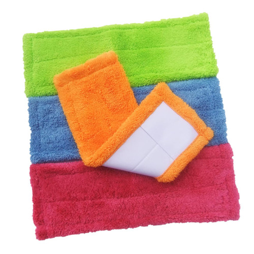 Veemoon Cleaning Accessories Microfiber Mop Flat Mop Flat Mop Refill Pad Microfiber Mop Heads Chenille Refill Mopping Pad Mop Replacement Mop Cap Mop Head Replacement Cotton Mop Floor Rag