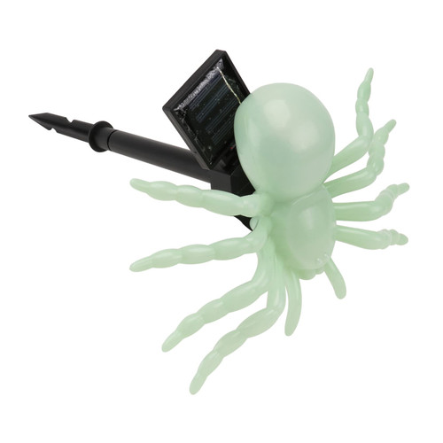 DOITOOL 1pc Ground Plug Decorative Lights Solar Powered Lights Outdoor Decorative Outdoor Solar Lights Spider Metal Stakes Light Spider LED Solar Light Spider Garden Stake Solar Lawn Lamp
