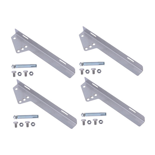 Happyyami Solar Panel Support Rv Solar Panel Mounting Brackets Braces Solar Panel Flat mounts Adjustable Solar Panel Brackets Solar Panel Fixings Brackets Sun Board Metal Stainless Steel