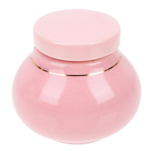 FOMIYES Storage Bottle Cans Bulk Lotion Candle Containers Mini Containers Cosmetic Sample Jars Face Cream Jars Empty Portable Cream Jar Ceramics Pink Home Ointments Jar Empty Cream Boxes
