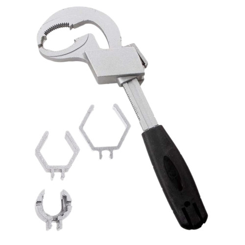 EXQUIMEUBLE Repair Bathroom Adjustable Wrench Adjustable Wrench Sets Multifunctional Furniture Sink Basin Wrench Plumbing Pipe Wrench Universal Pipe Wrench Plumbing Repair Wrench Plumber Tools