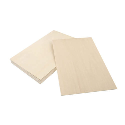 EXCEART 10pcs Board Wood Veneer Thin Wood MDF Plywood Blank Flags Wooden Crafts Wooden Signs Pyrograph Model Blank Wooden Piece Wood Painting Slices Engraving Birch Decorative Wood Panels