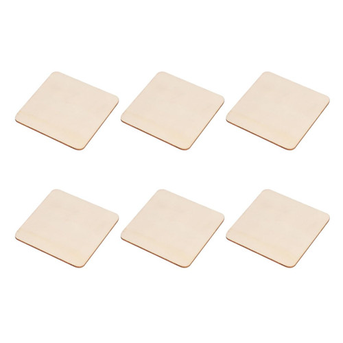 Didiseaon 10pcs Pieces DIY Wood Slices Plywood Sheets Wood Sheets for Crafting Square Wood Pieces Wood Slices for Crafts Wooden Slice for Craft DIY Wood Piece Unfinished Wooden Piece Board
