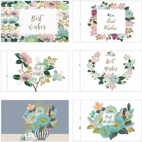 Ciieeo 12pcs English Postcard Blank Postcards Blank Greeting Cards Postcards Bulk Bridal Shower Favors Bridal Shower Invitations with Envelopes Shower Games for Girl Blessing Cards