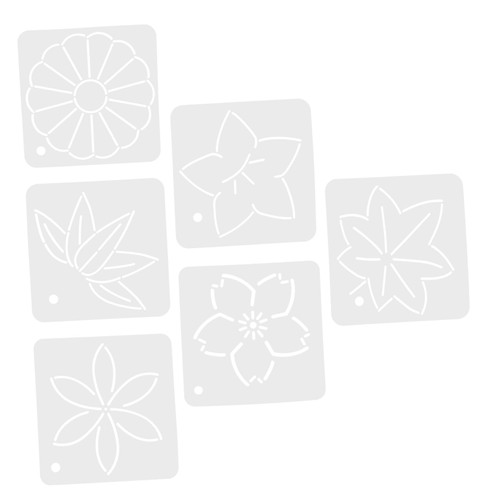 EXCEART 12 Pcs Embroidery Template Wire Crimper Tool Quilting Rulers and Templates DIY Patchwork Template Flower Molds Embroidery Stencils Embroidery Tools Plastic Quilting Template Fabric