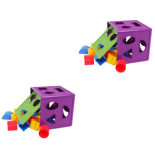 TOYANDONA 2pcs Box kidcraft playset Childrens Toys Infant Toy Toys for Infants Kids playset Building Blocks for
