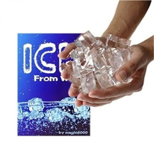 MilesMagic Magicians Ice from Water Magic Trick Gimmick Prop for Close-up Classical Tricks