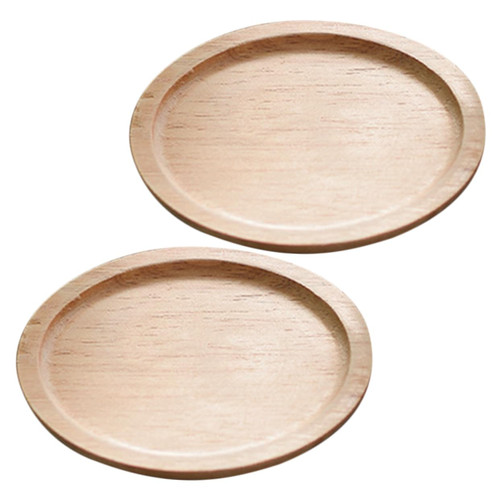 Happyyami 2pcs Coaster Table Tripod Drink Coasters Glass Coaster Cup Holder Coasters Drinks Wood Coaster Dining Table Trivet Wooden Coasters for Drinks Coaster Set Table Wood Coaster Khaki