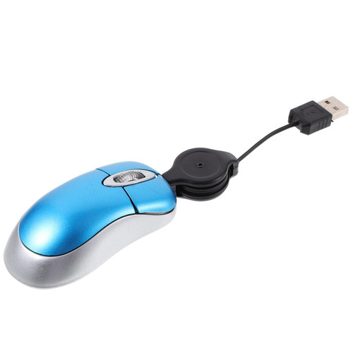 UKCOCO Computer Gifts 2pcs Mini Computer Mouse Mini Laptop Travel Mouse Optical Computers laptops Retractable USB Retractable Mouse Mouse Retractable Rope Retractable Cable Little Mouse