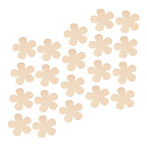 BESTOYARD 20pcs Decor Crafts Coasters Wood Slices for DIY Flower Wood Blanks Flower tag Wood Slices Wood chip for DIY Wood Craft Supplies Plum Poker Wood Flower Craft Pendant Wooden