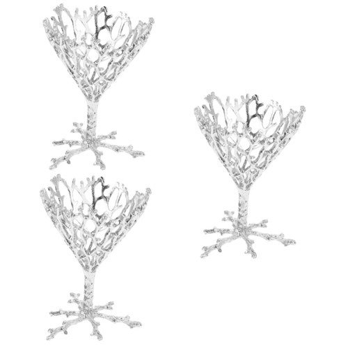 BESTOYARD 3pcs Crystal Ball Stand Desktop Decor jewlery Holder Crystal Display Stand Glass Ball Rack Stone Rock Stand Mini Sphere Holder Balls displaying Base Crystal Ball Display Base Metal