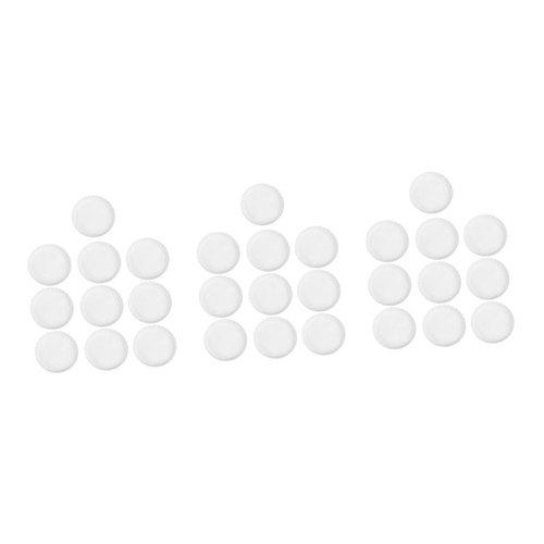 Happyyami 30 PCS Round Tray Ceramic Flower pots Plastic Planter Flower Pot Base Plant Pot Bases White planters Succulent Plants pots Saucer Plastic Plants pots Tray Flower pots Tray Wave