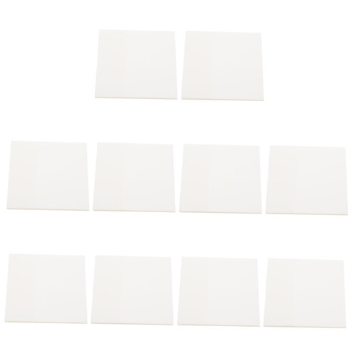 Operitacx 30 Pcs Office Notebook Desk Notepad White Notebook Mini Notebook Memo Stickers Bookish Items Sticky Clear Memo Note Sticky Memo Stickers Reusable Memo Note Upholstered