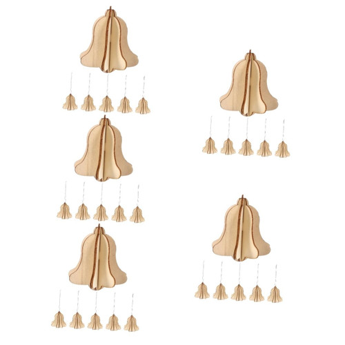 BESTOYARD 30 Pcs Christmas Three-Dimensional Pendant Blank Xmas Bell Slices Christmas Bell Pendant Hanging Xmas Tree Ornament Christmas Ornaments Xmas Pendant Decorative Items Wood Window BESTOYARD 30 Pcs Christmas Three-Dimensional Pendant Blank Xmas Bell Slices Christmas Bell Pendant Hanging Xmas Tree Ornament Christmas Ornaments Xmas Pendant Decorative Items Wood Window
