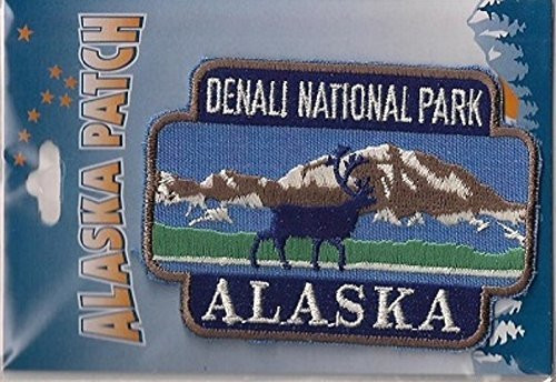 Alaska Iron on Patch Denali National Park
