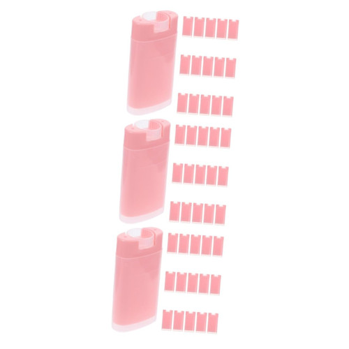 FOMIYES 45 Pcs lip balm tube pink makeup white lipstick clear plastic container lip balm container lipgloss tubes cute lip balm bottle lip gloss containers containers empty tube