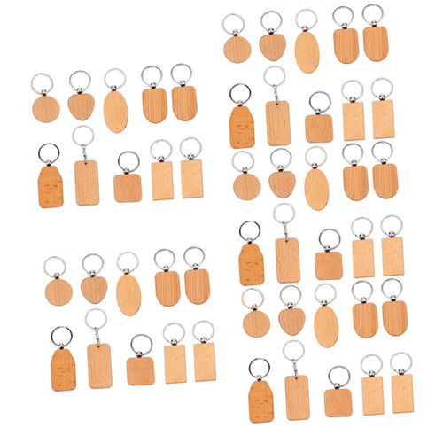 VILLCASE 50 Pcs Wooden Keychain Wood Purse Blank Keychain Key Wallet DIY Blank Keyring Unfinished Rectangle Wood Key tag Backpack Wood Key Chain Wooden DIY Keychain Blanks Wood Keychain VILLCASE 50 Pcs Wooden Keychain Wood Purse Blank Keychain Key Wallet DIY Blank Keyring Unfinished Rectangle Wood Key tag Backpack Wood Key Chain Wooden DIY Keychain Blanks Wood Keychain