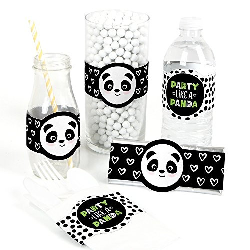 Party Like a Panda Bear - DIY Party Supplies - Baby Shower or Birthday Party DIY Wrapper Favors & Decorations - Set of 15 Party Like a Panda Bear - DIY Party Supplies - Baby Shower or Birthday Party DIY Wrapper Favors & Decorations - Set of 15