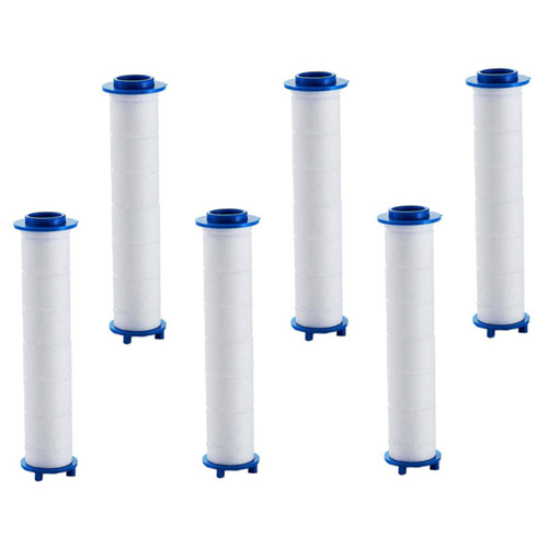 Happyyami 6pcs Shower Filter Bathing Accessories Replacement Water Filters Bathtub Water Filter Replacement Filter Shower Strainer Showerhead Filter Shower Head Replacement Filter