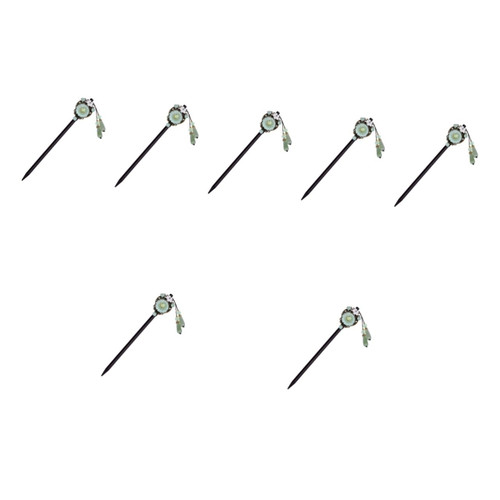 FOMIYES 7pcs Hanfu hairpin chinese chopsticks bride hair clip rhinestone barrettes vintage hair pin hair sticks shawl floral hair hairpin Wood Handmade Hair Chopstick Flower Hair Clip Pin
