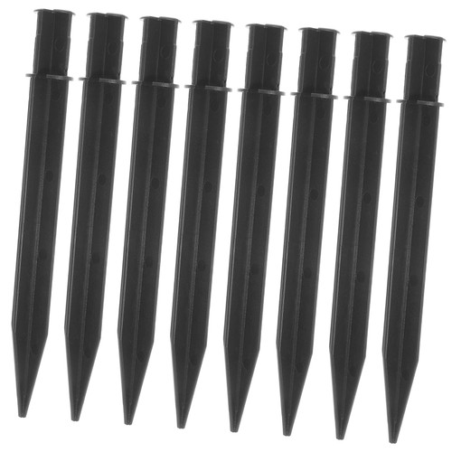 LAPYAPPE 8pcs Ground Cone Plastic Ground Spikes Lamp Support Stakes Street Light Ground Stakes for Solar Light Plastic Replacement Stakes for Solar Light Replacement Solar Light Parts Lawn