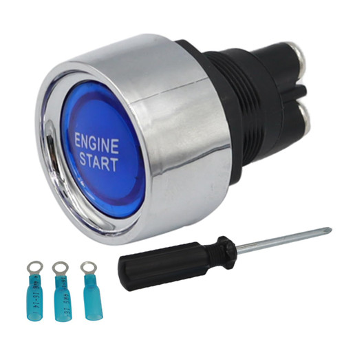 ERINGOGO Turn on The Ignition Key switches Automotive Switch Push Start Button Push to Start Button Push Button Starter Switch Ignition Switch Push Button Light Switch car Universal abs