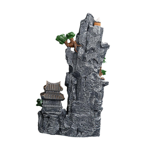 Artibetter Backflow Incense Burner Tray Decor Cone Incense Holder Incense Burner Holder Waterfall Charcoal Screen Backflow Incense Tower Burner Stick Burner Incense Burner Adornment Conical