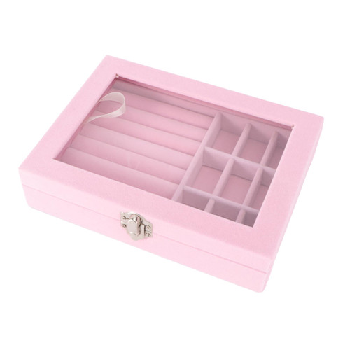 Holibanna 1Pc Box flannel jewelry box drawer organizer with lid drawer tray earring storage organizer jewelry tray with cover jewelry holder case Rings Bracelet Display Case Jewelry Case Holibanna 1Pc Box flannel jewelry box drawer organizer with lid drawer tray earring storage organizer jewelry tray with cover jewelry holder case Rings Bracelet Display Case Jewelry Case