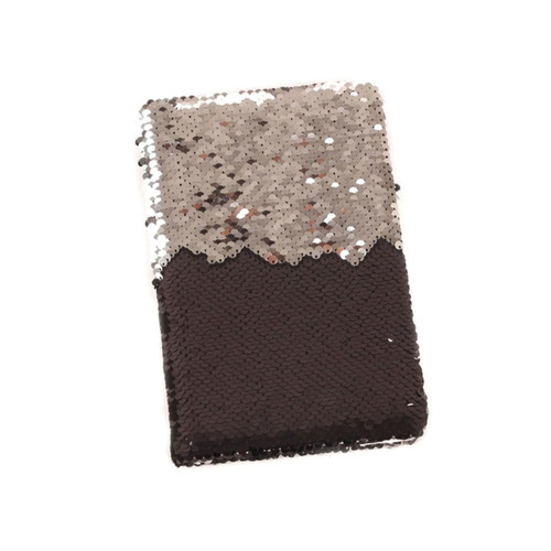 MAGICLULU Travelers Notebook Travel Diary Hand Account Personalised Diary Journal Sequins Black Fashion Journal Diary