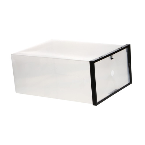 BESTOYARD 1Pc transparent drawer shoe box shoe rack for boots plastic shoe rack shoe racks for closet shoes display case Clear Plastic Shoe Organizer clear sneaker bins Shoe Case clamshell