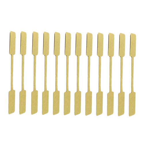 BESTOYARD 100 Sheets 1 Pack Blank tag Sticker Kraft Tags Jewelry Repair tag Jewelry Identification tag Sticker Labels Pricing Tags Ring Price Tags Adhesive Display Tags Barbell Accessories BESTOYARD 100 Sheets 1 Pack Blank tag Sticker Kraft Tags Jewelry Repair tag Jewelry Identification tag Sticker Labels Pricing Tags Ring Price Tags Adhesive Display Tags Barbell Accessories