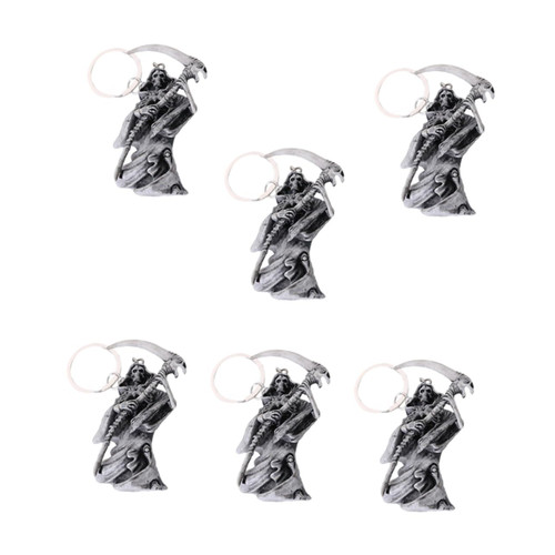 EXCEART 12 pcs Skull Keychain decor in bulk for skull pendant keychain Halloween Keychain Decor skeleton figurine keychain Creative Skull Shaped Keyholder Bag Pendant