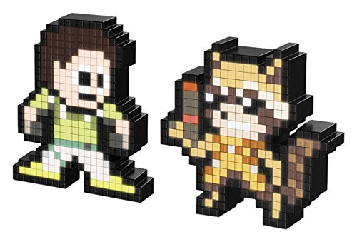 PDP Pixel Pals Marvel vs. Capcom Infinite Rocket Raccoon vs. Chris Redfield Collectible Figure 2 Pack, 878-042-NA-MvC3