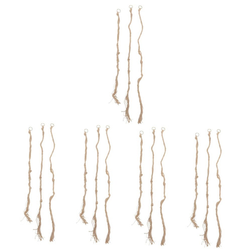 Yardwe 15 pcs Flower Pot net Bag Macrame Flowerpot Hanger Hanging planters Holder Plant Hangers Indoor Macrame Boho Basket Hanging planters for Indoor Plants Flowerpot net Bag Rural Grid Yardwe 15 pcs Flower Pot net Bag Macrame Flowerpot Hanger Hanging planters Holder Plant Hangers Indoor Macrame Boho Basket Hanging planters for Indoor Plants Flowerpot net Bag Rural Grid