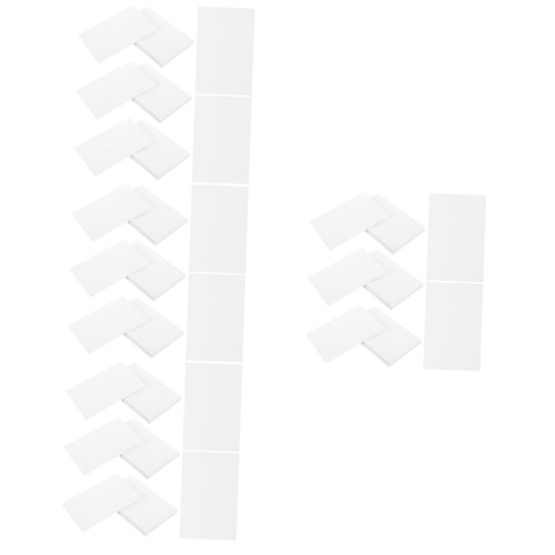 NUOBESTY 200 pcs blank card stock blank bookmarks flash cards blank paper bookmarks blank gift card stock note cards blank white card paper blank greeting cards blank cards blank paper card