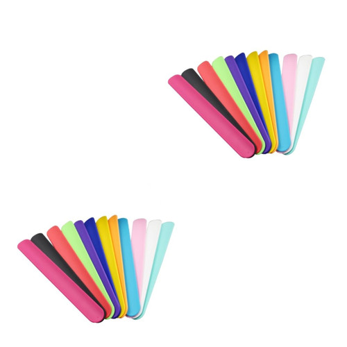 Toyvian 24 Pcs toys for kids silicone earrings kids wrist leash slap wristbands for kids christmas slap bracelets snap bracelet pat ruler Gift crafts self made child craft supplies Toyvian 24 Pcs toys for kids silicone earrings kids wrist leash slap wristbands for kids christmas slap bracelets snap bracelet pat ruler Gift crafts self made child craft supplies