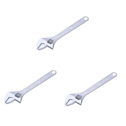 DOITOOL Adjustable Spanner 3pcs Adjustable Wrench Spanner Tool Spanner Wrench Live Wrench Tools for Manual Multi-function Wrench Repair Tools