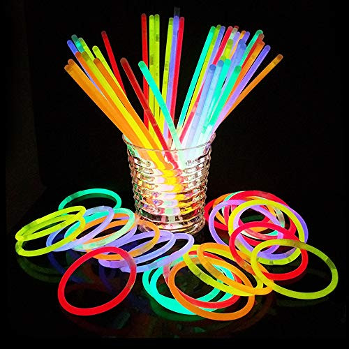 Black Friday Deal Glow Sticks Bulk Party Favors 100pk - 8" Glow in the Dark Party Supplies Light Sticks, Christmas Music Birthday Party Decorations Toy, Glow Necklaces and Bracelets for Kids Black Friday Deal Glow Sticks Bulk Party Favors 100pk - 8" Glow in the Dark Party Supplies Light Sticks, Christmas Music Birthday Party Decorations Toy, Glow Necklaces and Bracelets for Kids