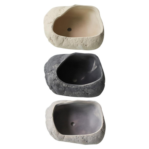 Yardwe 3pcs Flowerpot Hydroponic Planter Plant Vase Indoor Pots for Plants Flower Decor Outdoor Planters Ceramic Succulent Planter Modern Flowerpot Flower Pot Flower Decor