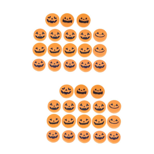 ibasenice 36 pcs Pumpkin Eraser Halloween Gifts Halloween Favors Pencils for Kids Mini Toy Halloween Erasers for Pencils Eraser Kids Toy Assorted Novelty Erasers School Supplies Bulk