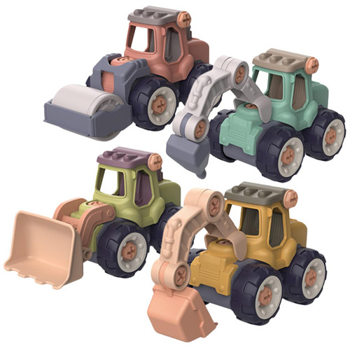 ibasenice 4pcs Toy Car Tractor Toys for Boys Toy for Toddler Preschool Toys Construction Excavator Toy Construction Truck Toys Kids Truck Toys Toy Cars Bulk Toy Vehicles Car Toy Assembled